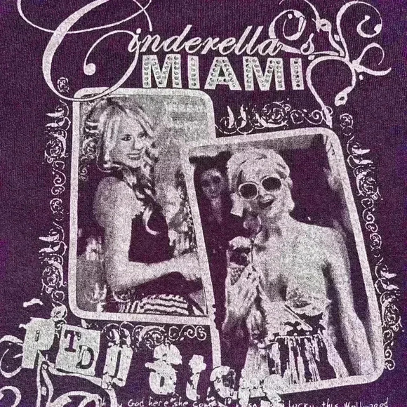 RARE Y2K Cinderella Miami Pop Stars Paris Hilton Bedazzled Tank Top - Picture 5 of 10